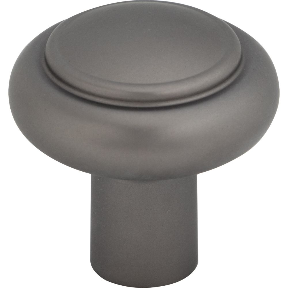 Top Knobs TK3110AG Clarence Knob 1 1/4" in Ash Gray